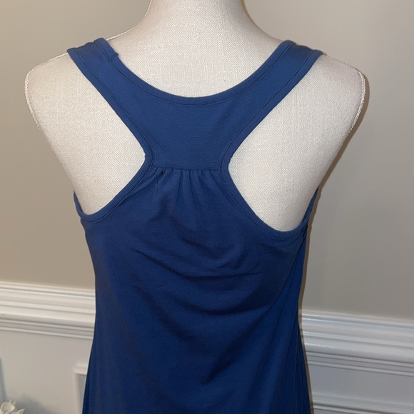Kavu Navy Blue Athletic Leisure Tank Maxi Dress Built in Bra Size Medium - Picture 7 of 9